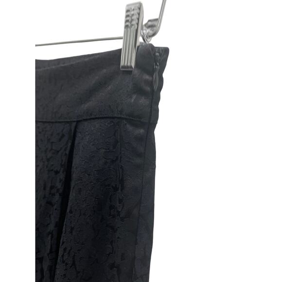 Free People Satin Leopard Brocade Print High Waisted Trousers Sz 6 - Picture 3 of 7